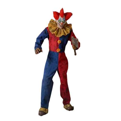 7 ft axe Wielding clown animated Halloween prop decoration 2026