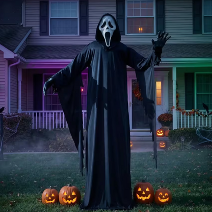 Halloween 2026 - 10 Ft. Ghost Face® Scream Movie Outdoor Halloween Yard Decoration