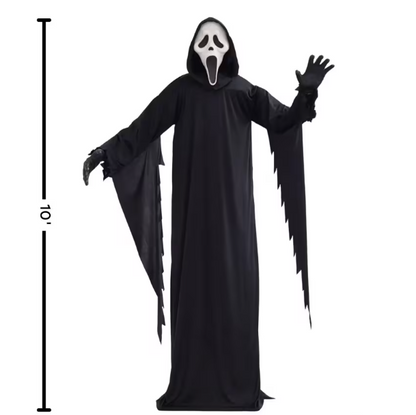 Halloween 2026 - 10 Ft. Ghost Face® Scream Movie Outdoor Halloween Yard Decoration
