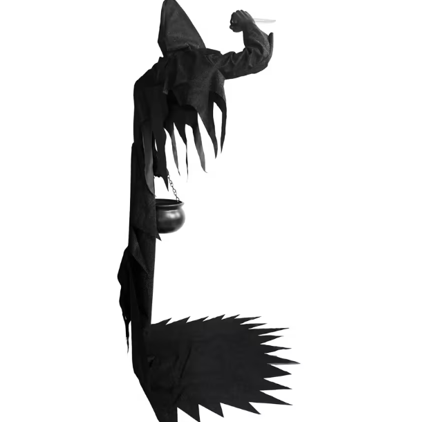 6 Ft. Ghost Face® Illusionary Figure with Cauldron Halloween outdoor Decoration