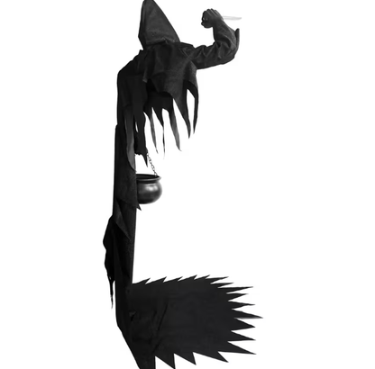 6 Ft. Ghost Face® Illusionary Figure with Cauldron Halloween outdoor Decoration