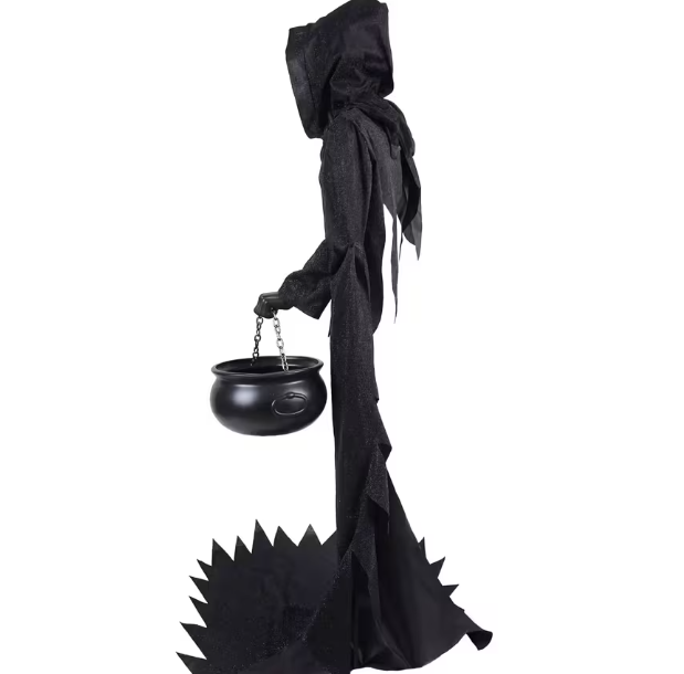 6 Ft. Ghost Face® Illusionary Figure with Cauldron Halloween outdoor Decoration