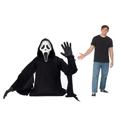 4 ft Ghost Face® Waving Grave Breaker™ outdoor Halloween Decoration