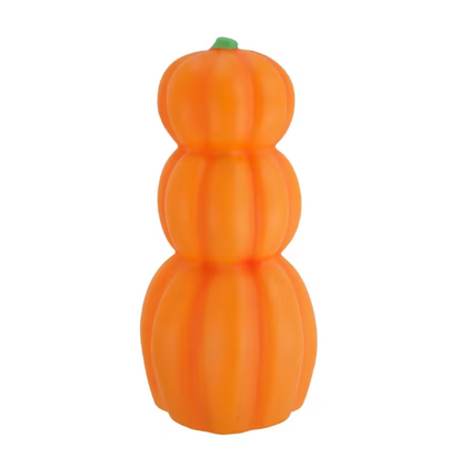 12" Light-Up LED Stacked Jack-O'-Lantern Pumpkins Blow Mold Halloween decoration