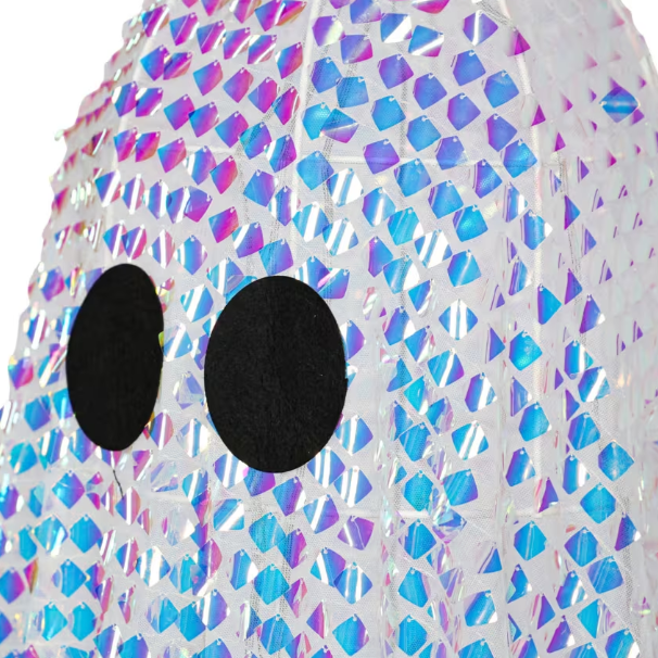 Halloween 2026 - 33" Disco Mosaic Ghost Halloween Decoration