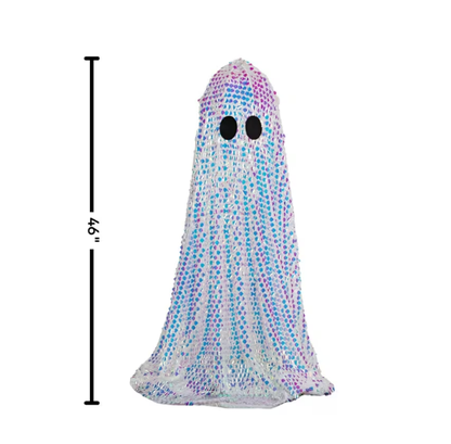 Halloween 2026 - 46" Disco Mosaic Ghost Halloween Decoration
