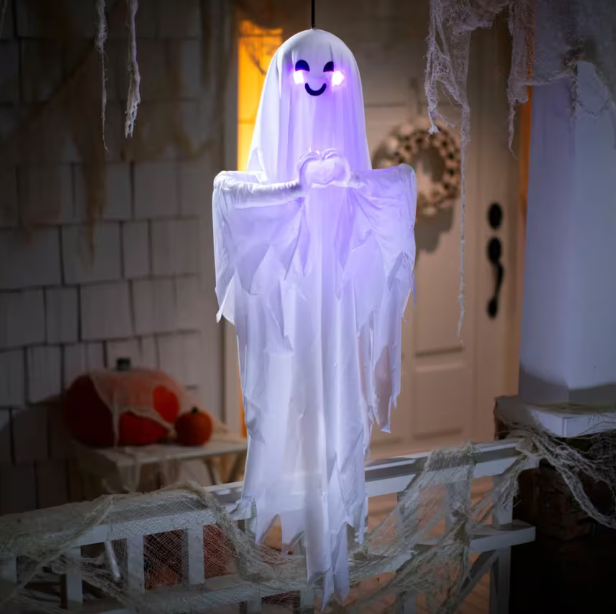 Halloween 2026 - 47" Light-Up Hands in Heart Shape Talking Ghost Decoration