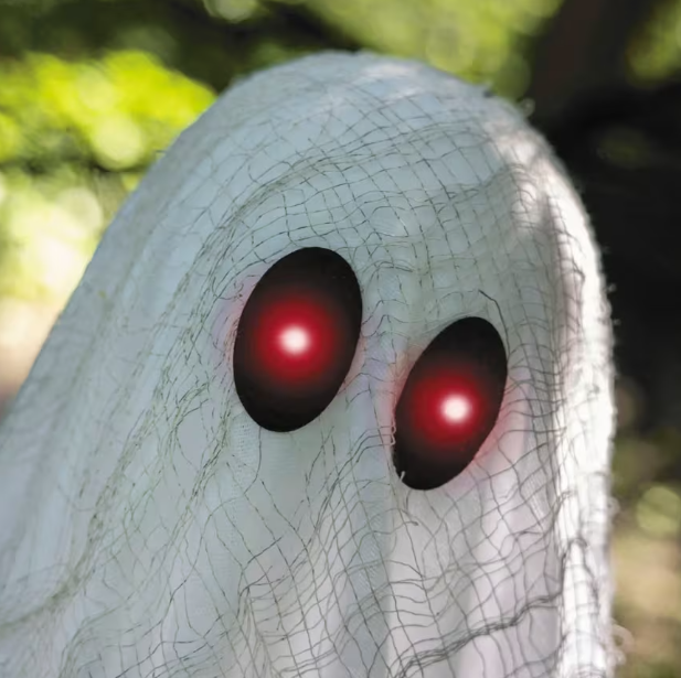 5 Ft Ghost on a Swing  Animated Halloween Prop