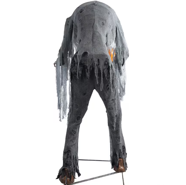 7 Ft. Animated Prowling Jack skeleton Halloween Prop