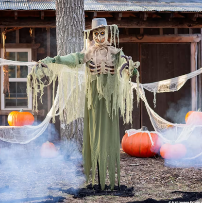 6 Ft Inferno Scarecrow Animated Halloween Prop