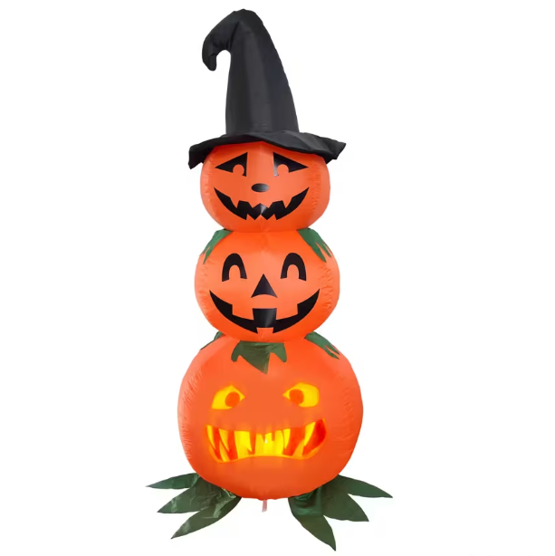 Halloween 2026 - 6 Ft. ANIMAT3D Inflatable Jabberin' Jack Animated Jack O Lanterns