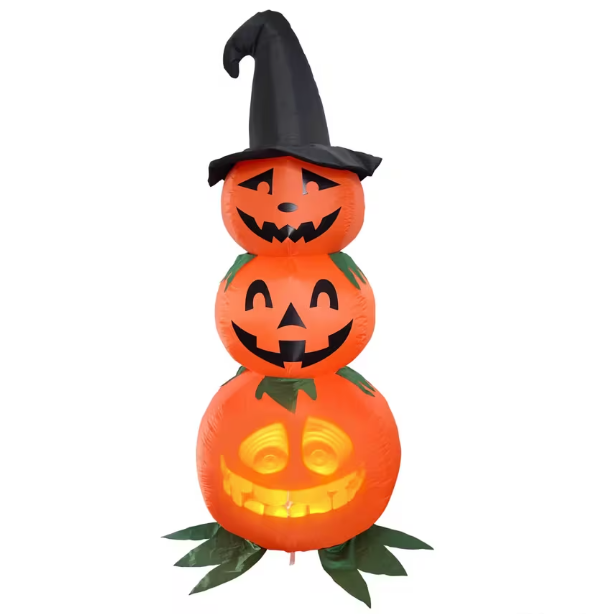 Halloween 2026 - 6 Ft. ANIMAT3D Inflatable Jabberin' Jack Animated Jack O Lanterns
