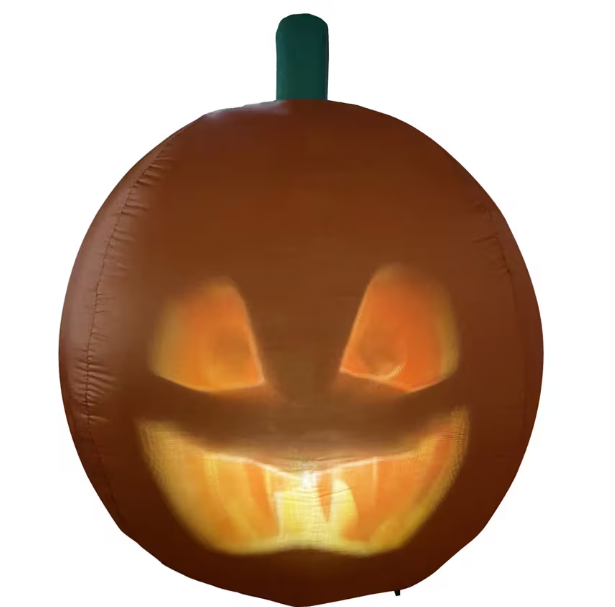 Halloween 2026 - 5 Ft. Jabberin' Jack Animated Jack O Lantern Projection Inflatable