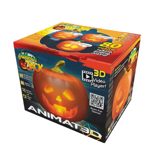 Jabberin’ Jack 3D Animated Projection Jack O Lantern Halloween Decoration