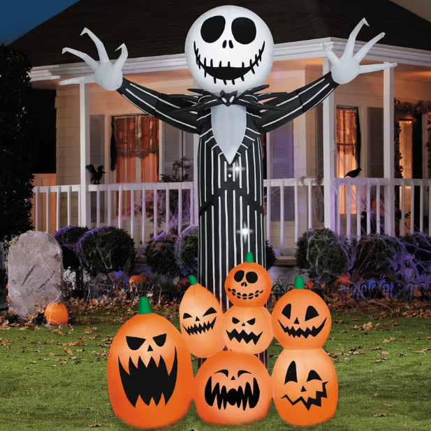 9 Ft Jack Skellington with Pumpkins Nightmare Before Christmas Inflatable
