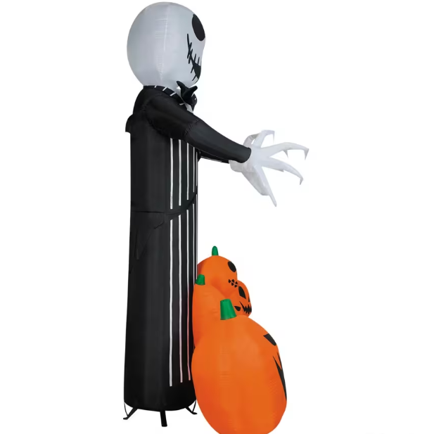 9 Ft Jack Skellington with Pumpkins Nightmare Before Christmas Inflatable