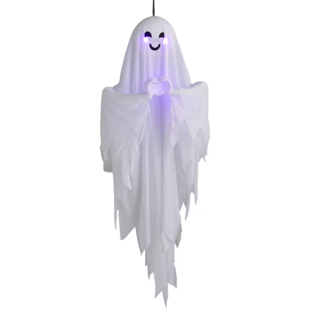 Halloween 2026 - 47" Light-Up Hands in Heart Shape Talking Ghost Decoration