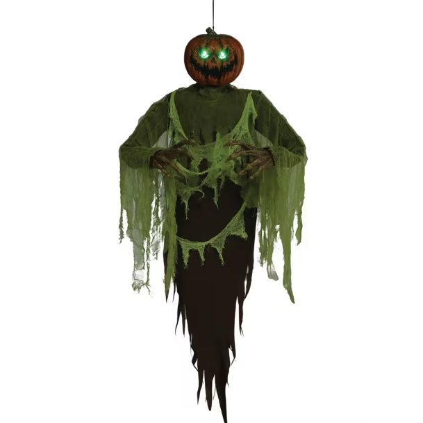 5 Ft Hanging Pumpkin Halloween Decoration