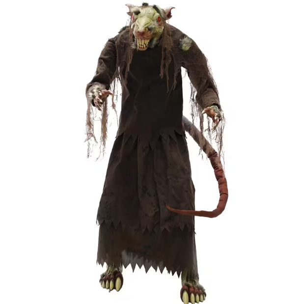 5 Ft Mangey Rat Animated Halloween Prop