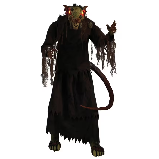 5 Ft Mangey Rat Animated Halloween Prop