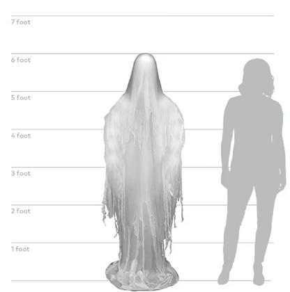 6 Ft Rising Ghost Animated Halloween Prop