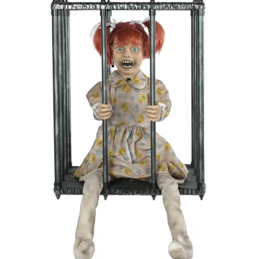 Animated Caged Kid Prop or Halloween Costume Accessory