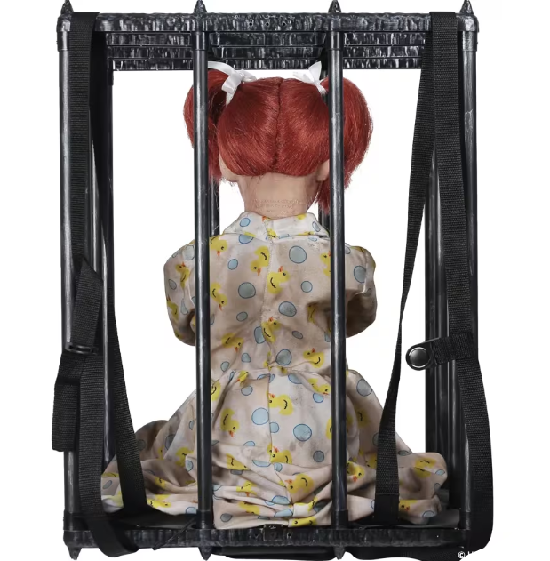 Animated Caged Kid Prop or Halloween Costume Accessory