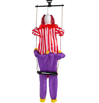 Halloween 2026 - 53" Clowns on a Swing Animated Prop