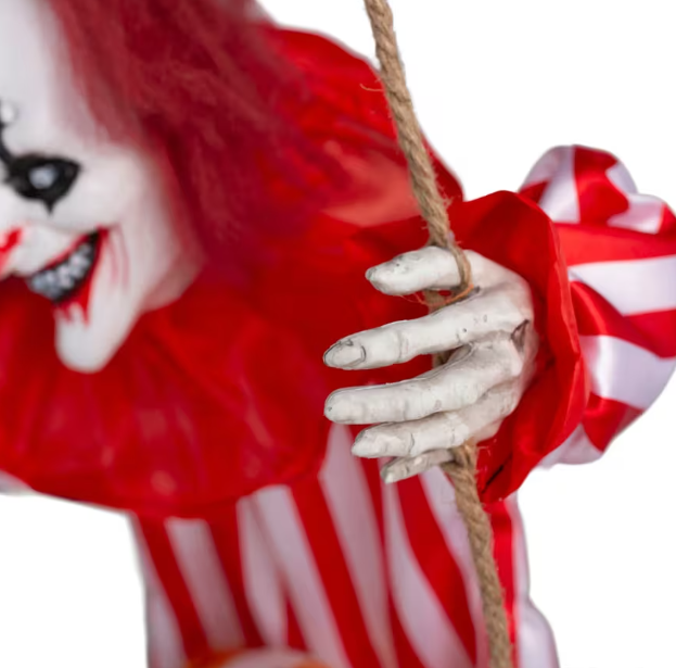 Halloween 2026 - 53" Clowns on a Swing Animated Prop