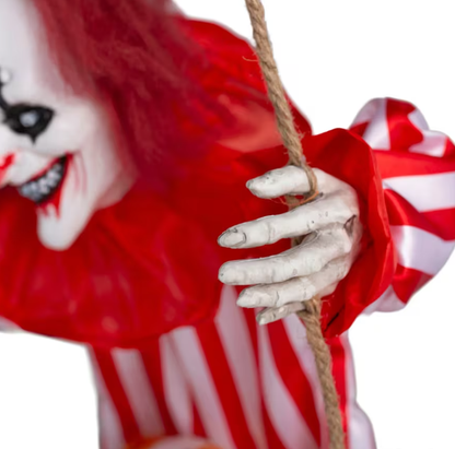 Halloween 2026 - 53" Clowns on a Swing Animated Prop
