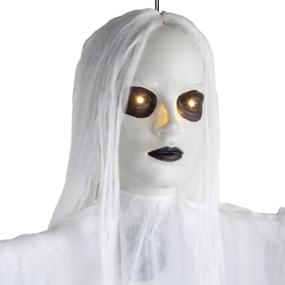 6 Ft Ghostly Girl with Sound Halloween decoration
