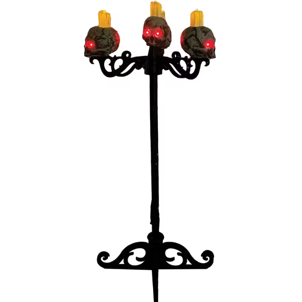 5 Ft Gothic Candelabra - 3 in 1 Halloween decor prop