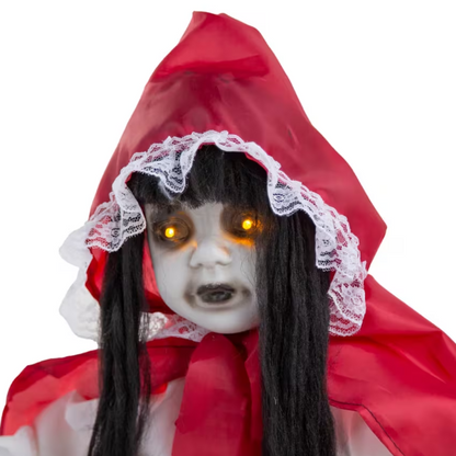 35" Red Riding Hood Doll Animated halloween Prop