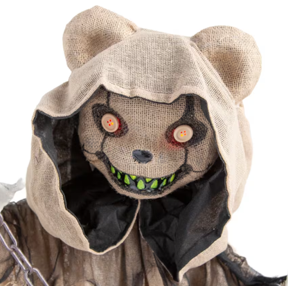 3 Ft Creepy Dancing Bear Animated Prop
