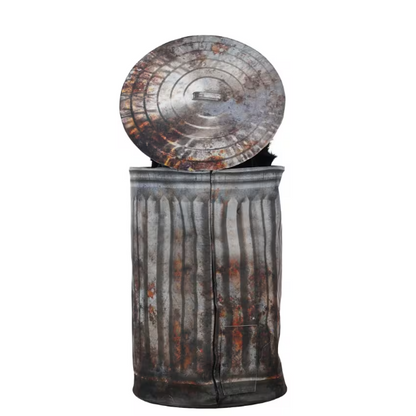 45" Animated Pop-Up Trash Can Badger Halloween prop