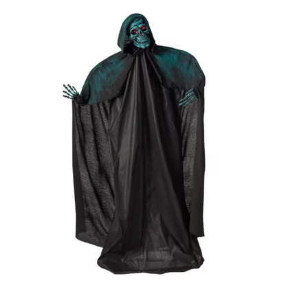 5 Ft Death Skeleton Animated Statue Halloween prop