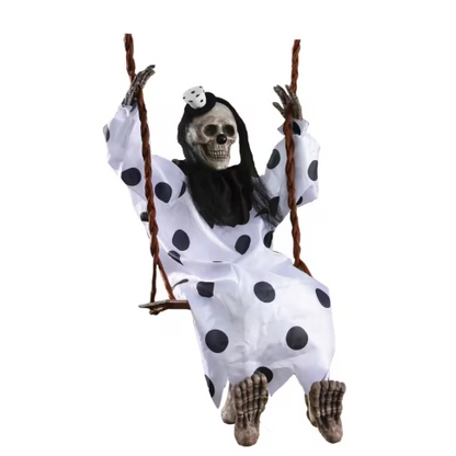 set of 2 scary clowns Halloween decorations