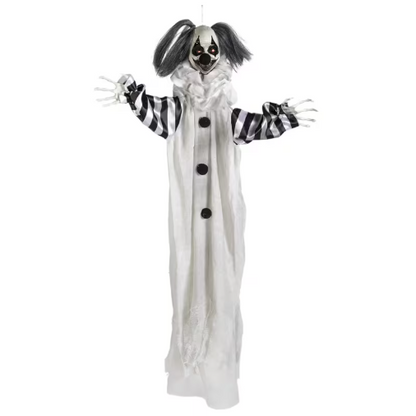 set of 2 scary clowns Halloween decorations