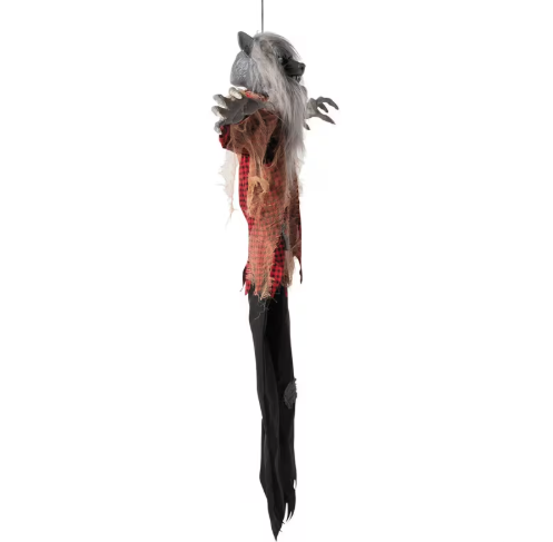 47" Hanging Werewolf Animated Halloween Prop