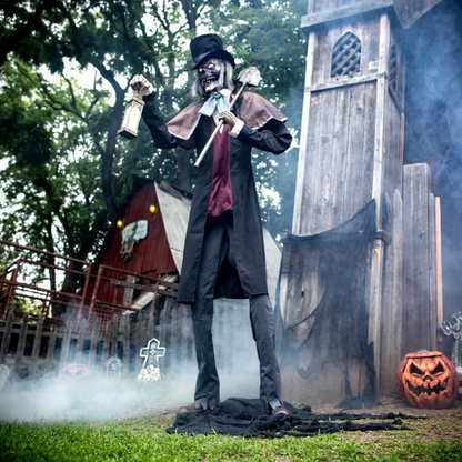 8.5 Ft Graveyard Host Animated Prop
