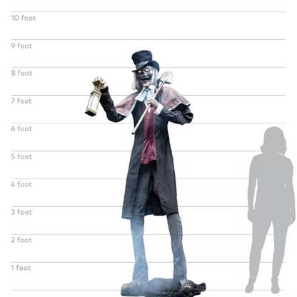 8.5 Ft Graveyard Host Animated Prop