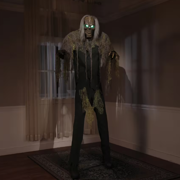 7 Ft Cellar Dweller Skeleton Animated Halloween Prop