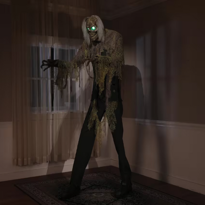 7 Ft Cellar Dweller Skeleton Animated Halloween Prop