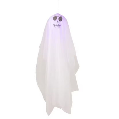 64" Light Up Smiling Ghost halloween decoration