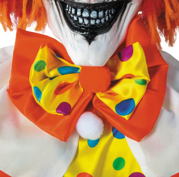 6 Ft Standing Scary Killer Clown - Animated