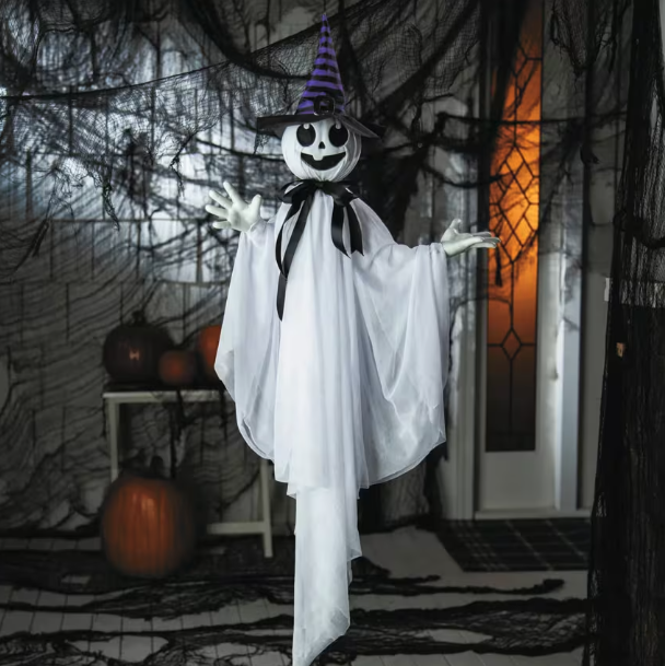39" Shaking Smiling Ghost halloween decoration