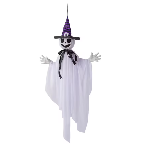 39" Shaking Smiling Ghost halloween decoration