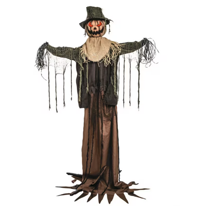 5.10 Ft Rising Scarecrow Animated Halloween Prop