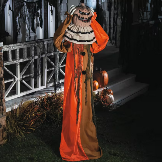5.10 Ft Pop Up Clown Head Pumpkin Man
