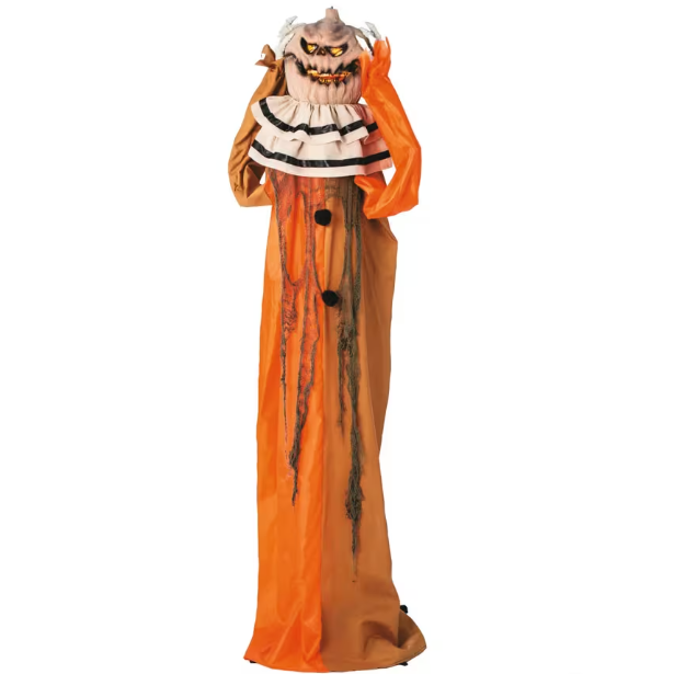 5.10 Ft Pop Up Clown Head Pumpkin Man